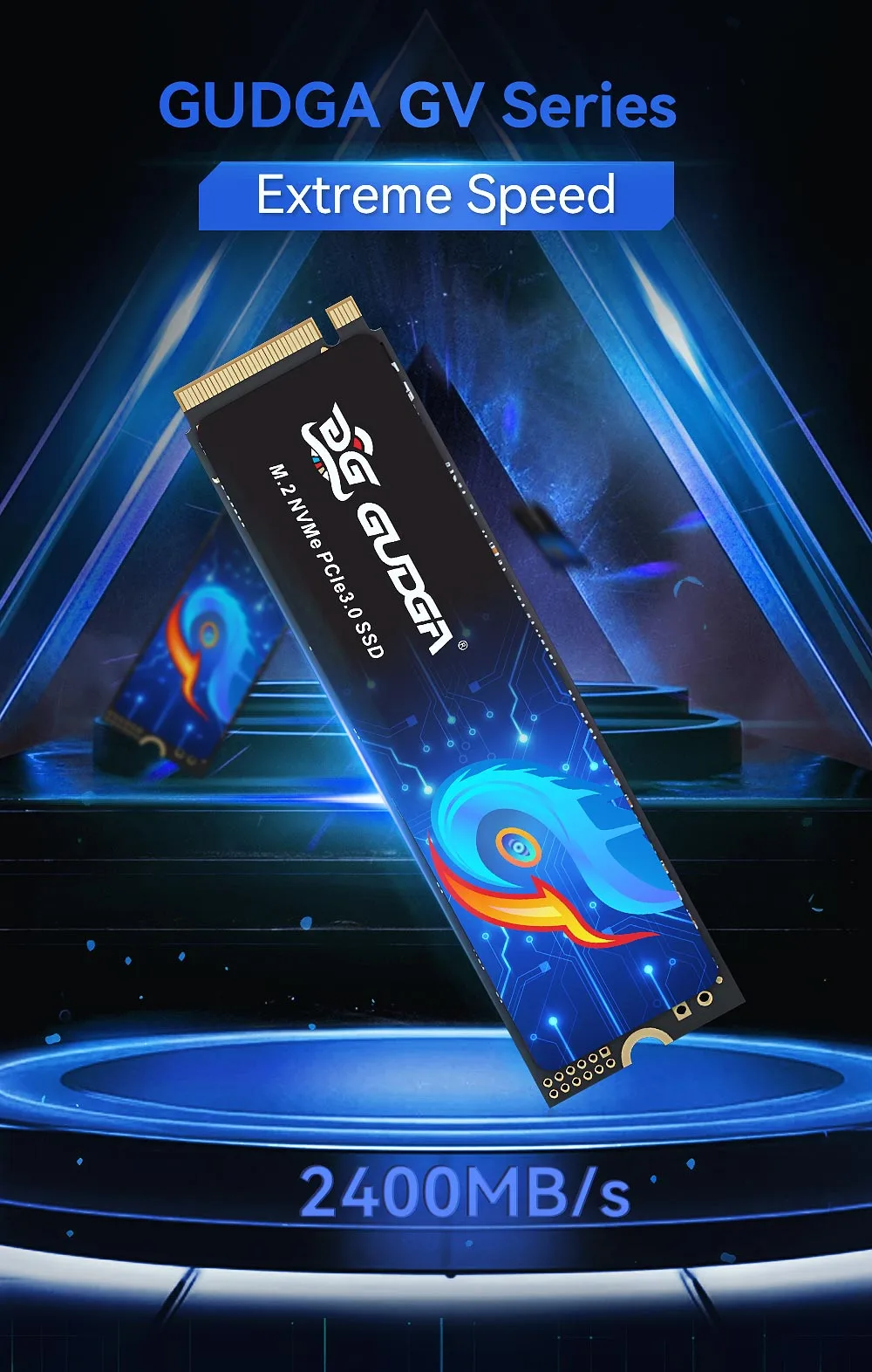 PCIE Gen3.0X4 2280 M.2 Nvme SSD