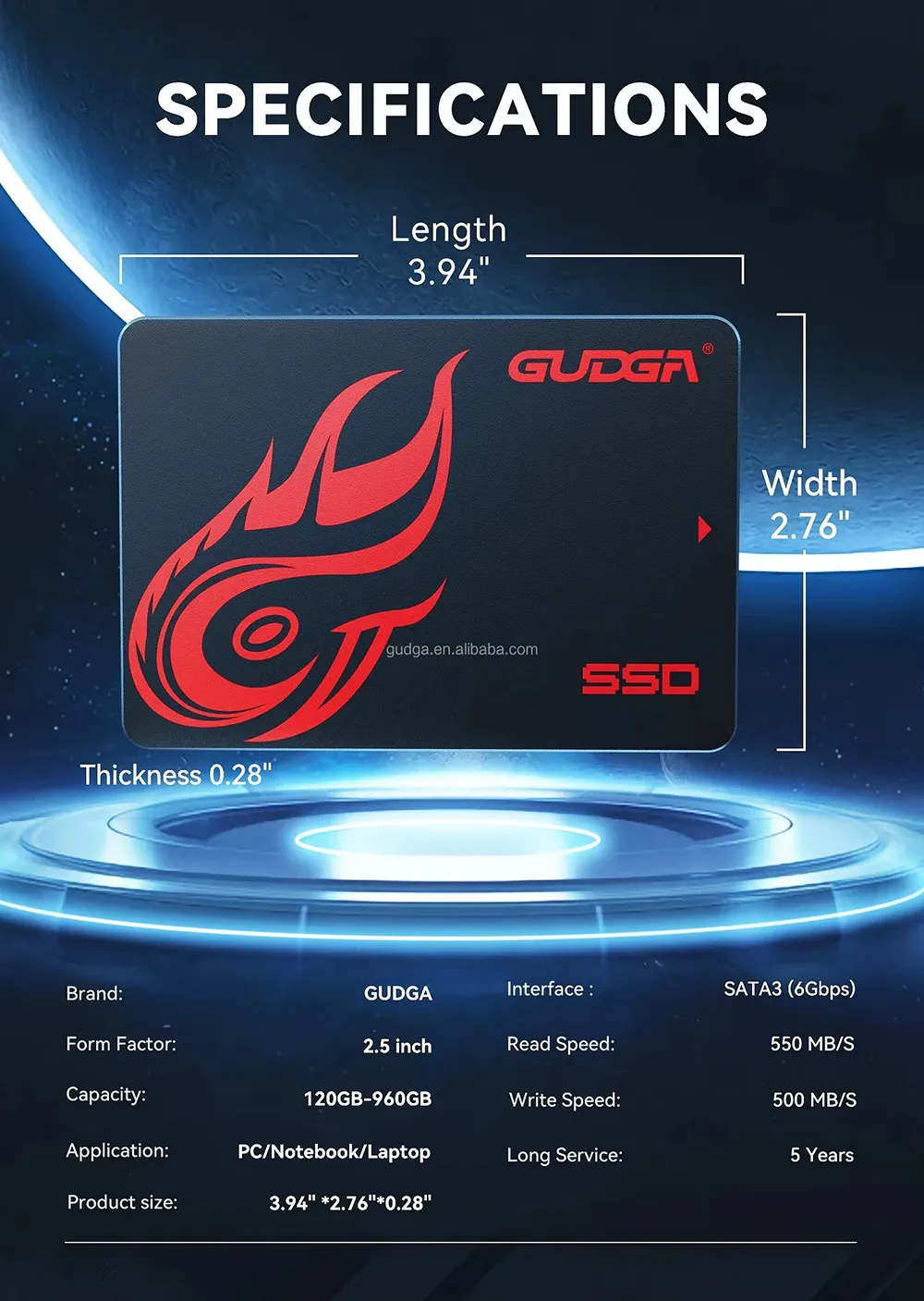 Laptop desktop SATA3 SSD