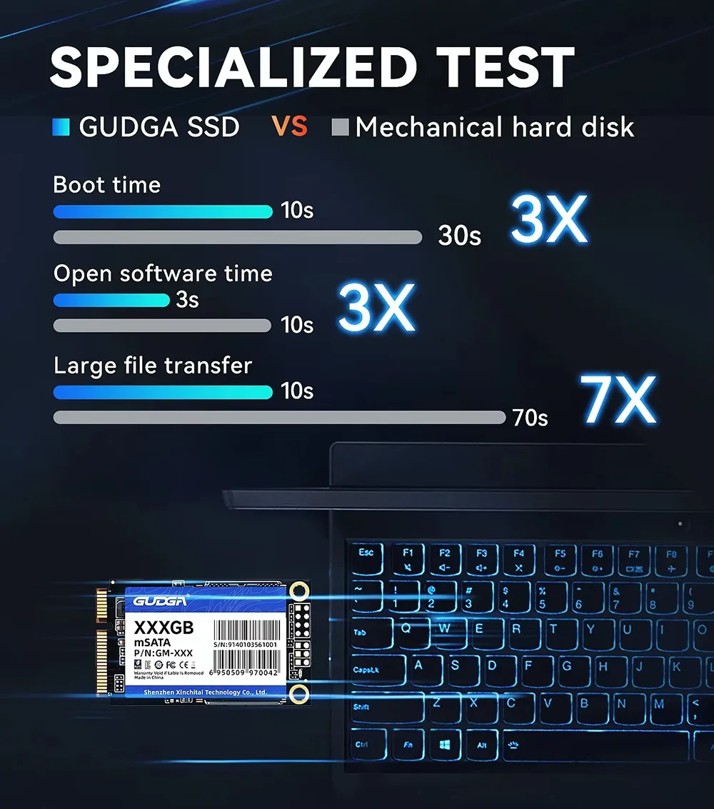mSATA SSD for Laptop
